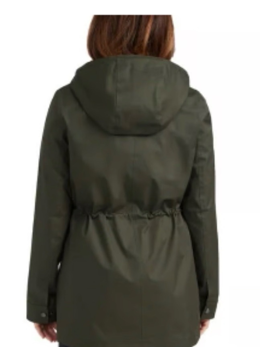 Hunter Women's Olive Hooded Utility Jacket - Picture 3 of 8